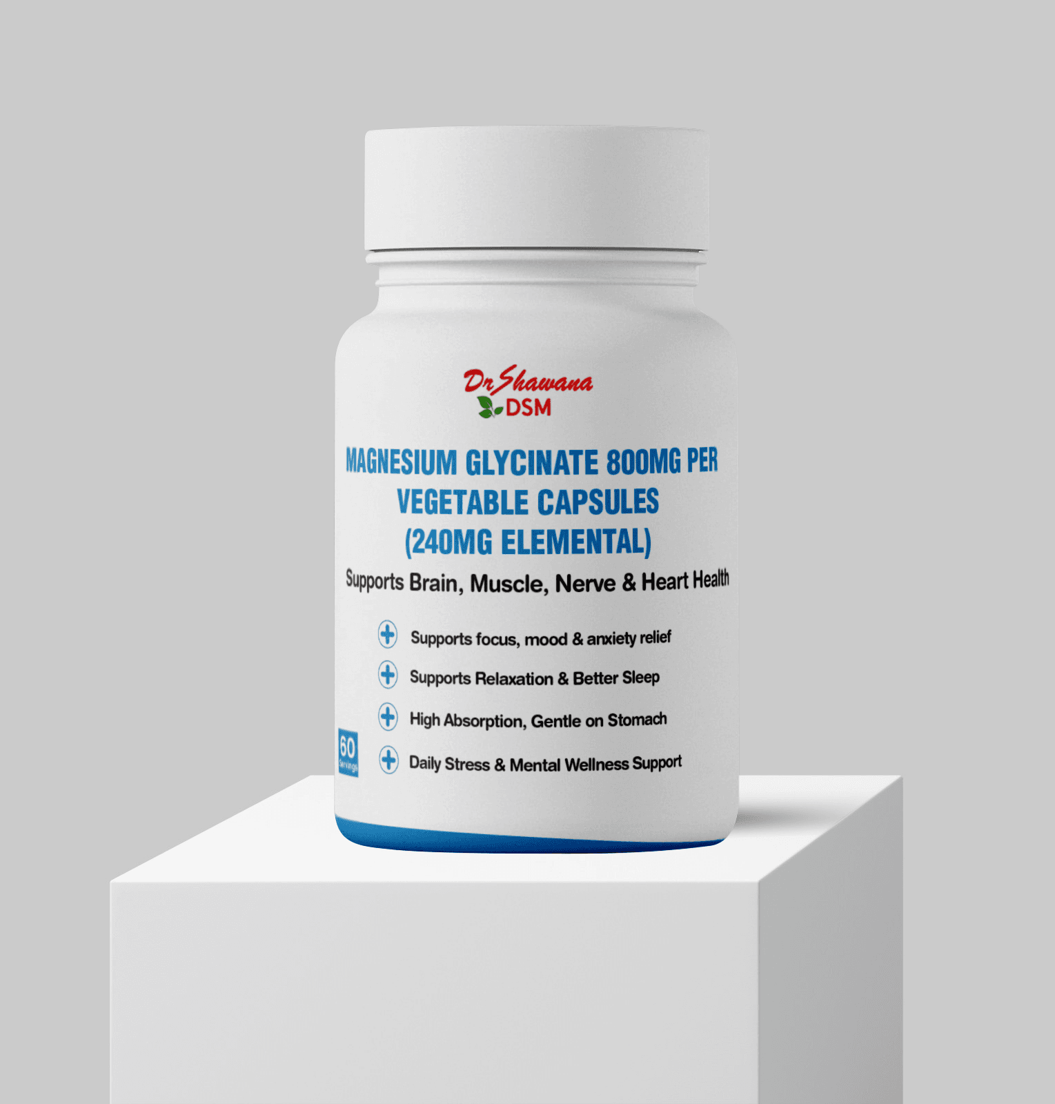 Magnesium Glycinate Night Restore Capsules (800mg | 240mg Elemental)